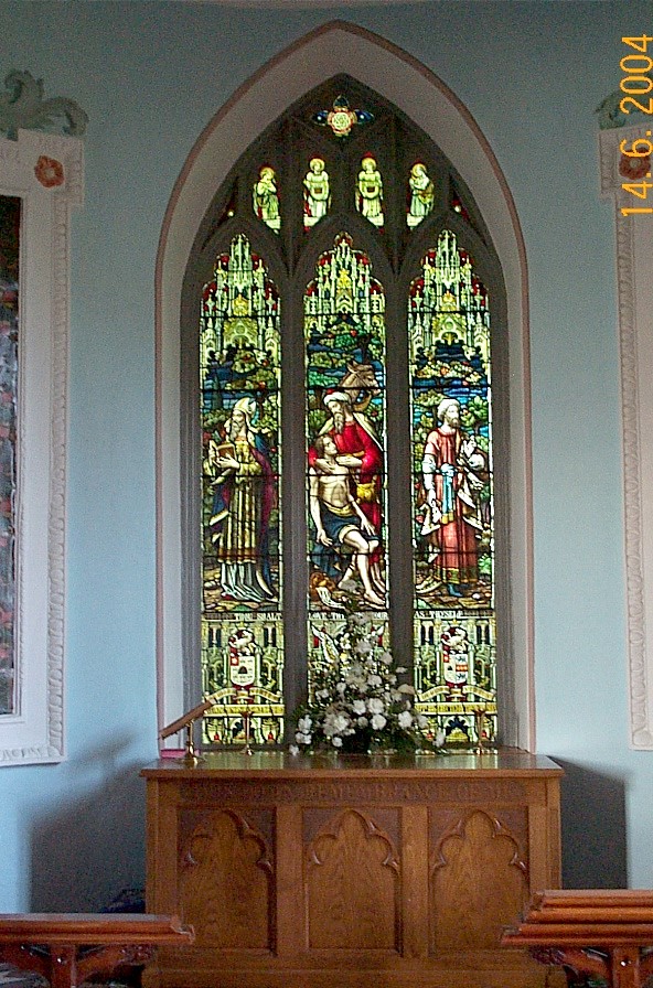 Altar window close-up
