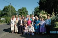 The group who travelled on the bus from the Swanlinbar area