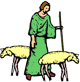 Shepherdwith his sheep