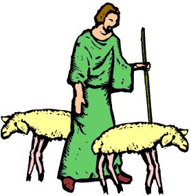 sheep and shepherd