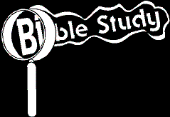 Bible Study under magnigifying glass