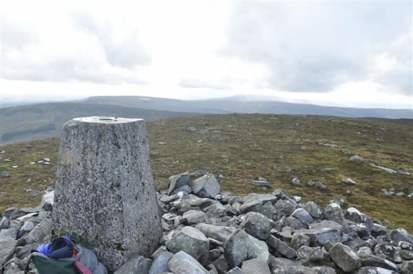 Culcaigh Trig point on top of cairn