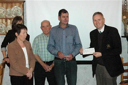 Bawnboy Festival cheque presentation