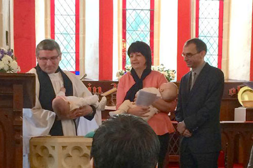 Townsend twins baptism