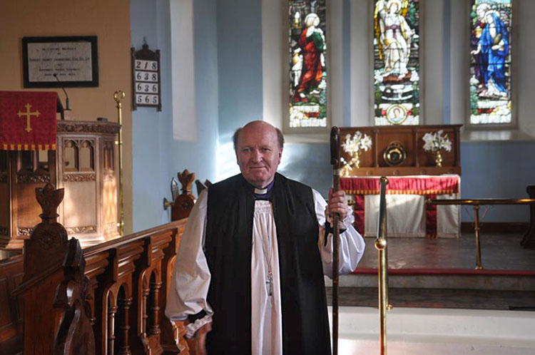 Bishop Ferran at St Peters Templeport