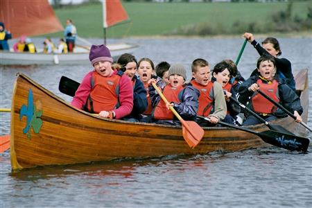 Boating on Lough Erne