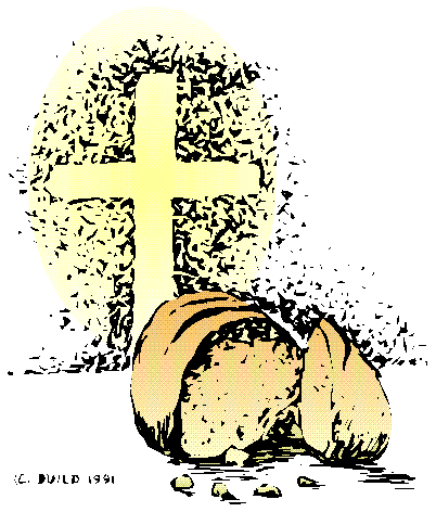 Breaking bread with Cross