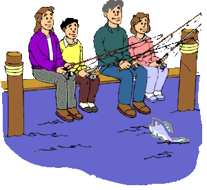 Family fishing