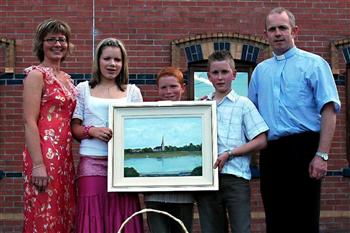 Wilson Family on Geoff's ordination day