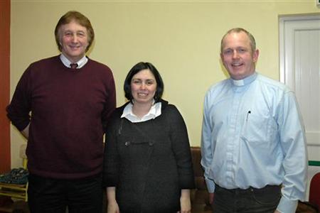 Denis Johnston, Virginia Morales & Rev Geoff Wilson