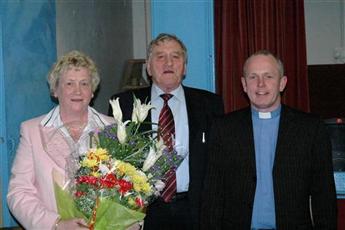 Presentation to Mervyn and Kathleen Foster