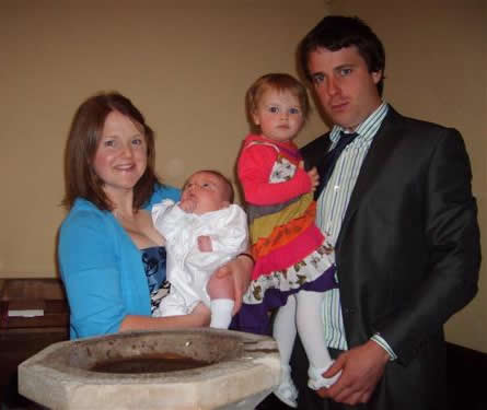 Archie Kells baptism