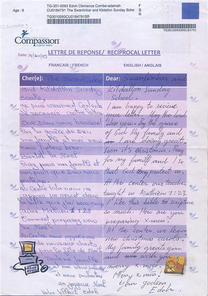 Edoh letter side 1