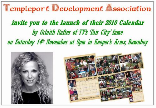 TDA calendar 2010 invitation