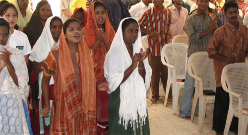 Indian children at the orphanage