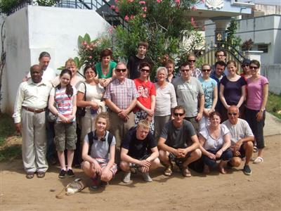 Some of the parishoners who went to India